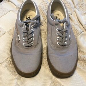 Vans Men's Gray Canvas Sneakers